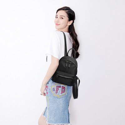 

Waterproof shoulder bag lady fashion bag small fresh Oxford canvas Mini Backpack