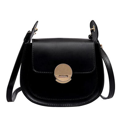 

Hit Color Shoulder Handbags PU Leather Women Flap Crossbody Saddle Bags