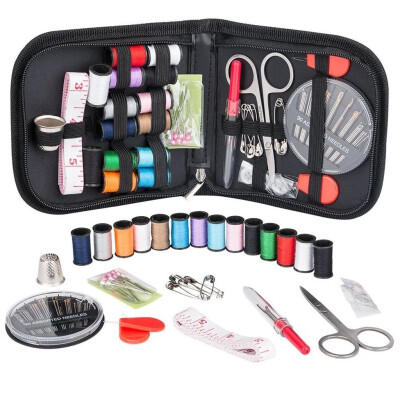 

Gobestart DIY Sewing Supplies Organizer Filled with Scissors Thimble Thread Sewing Needles