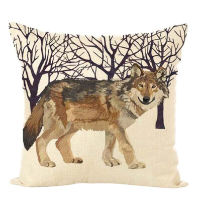 

Animal Pattern Cushion Cover Special Throw Pillow Case Beauty Square Home Sofa Decoration