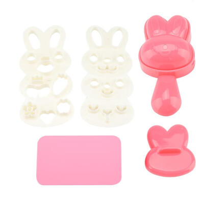 

Greensen DIY Bunny Shape Food-grade PP Material Sushi Rice Roll Bento Mold Handicraft Rice Roll Mold