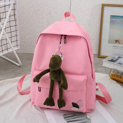 

Ins backpack female Korean high school backpack college students ancient sense of junior high school Joker fashion backpack