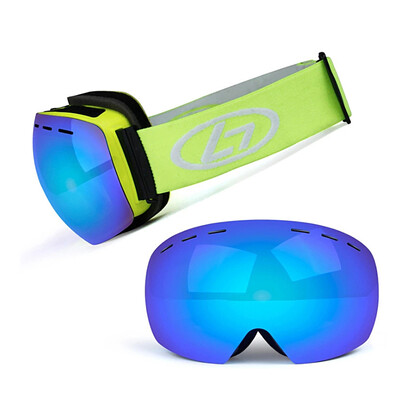 

Magnetic Snowboard Snow Goggles Double-Layer Anti Fog Lens