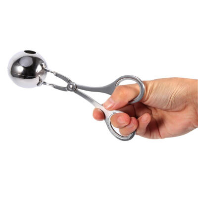

Kitchen Craft Stainless Steel Meat Baller Cookie Dough Meatball Scoop Melon Ball Maker LargeStainless Steel Mini Meatballer