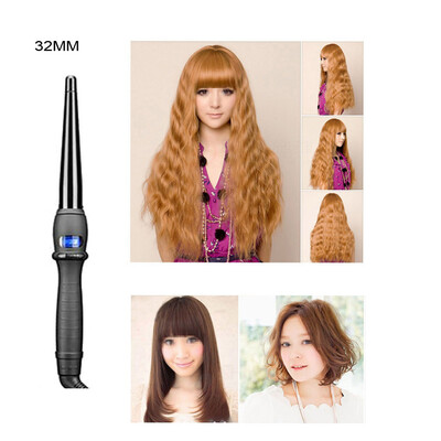 

Gobestart Professional Heating Anion Straightener Dry And Wet Use Curler Hair Care 32MM