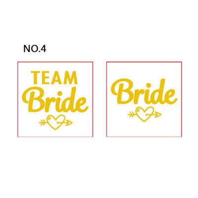 

12pc Bridesmaid Team Temporary Tattoo Sticker Party Sticker Decoration Marriage Bride To Be Bridal Wedding