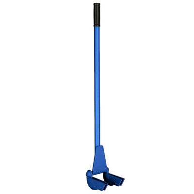 

Steel Pallet Buster Pallet Pry Bar Double Fork Nail Puller Deck Board wHandle BlueYellow With Staple
