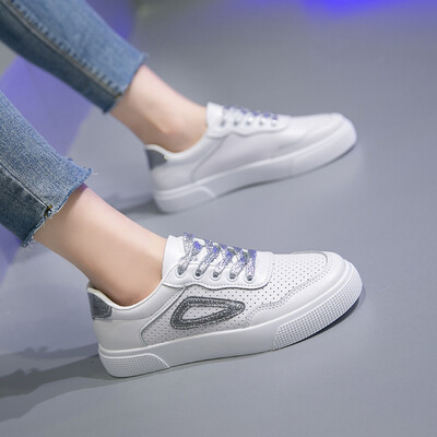 

Small white shoes female 2019 summer new net red wild breathable tide shoes autumn net shoes foreign canvas shoes summer