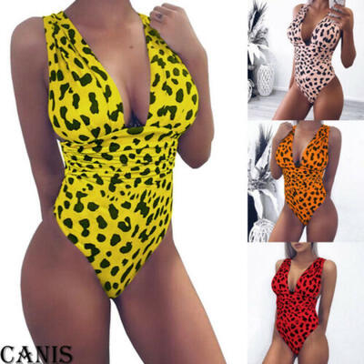 

2019 Sexy Leopard Bikini Bathing suit Push-Up Padded Beachwear Swimwear Swimsuit