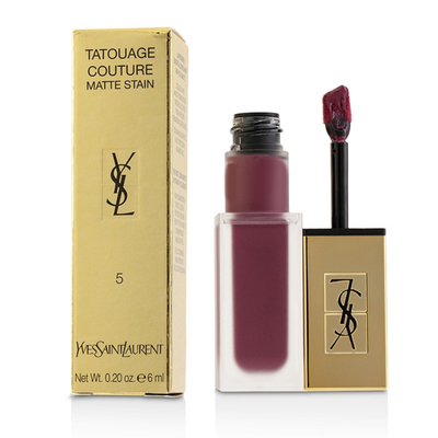

YVES SAINT LAURENT - Tatouage Couture Matte Stain - 5 Rosewood Gang 6ml02oz