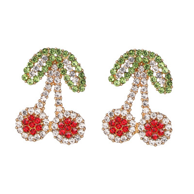 

2019 Ethnic Summer Korean Fruit Statement Dangle Earrings Girl Cute Avocado Starwberry Watermelon Drop Earrings For Women