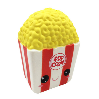 

YIWULASilly Cartoon Popcorn Charm Slow Rising Squeeze Pressure Stress Reliever Toys