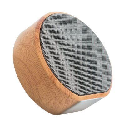 

Plug-in Card Mini Subwoofer Wireless Bluetooth Speaker Wood Grain A60 Bluetooth Speaker