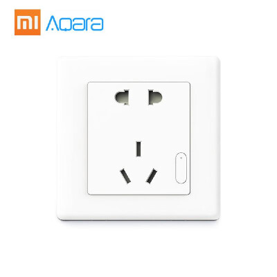 

Aqara Wall Outlet ZigbeeXiaomi Mi Aqara Brand Smart Wall Socket ZigBee Timing Power Monitoring Safety Outlet for House Office