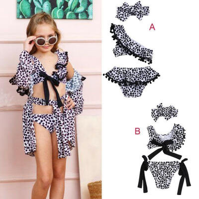 

Toddler Baby Girls Kids Swimsuit Bathing Tankini Bikini Set Swimwear Beachwear