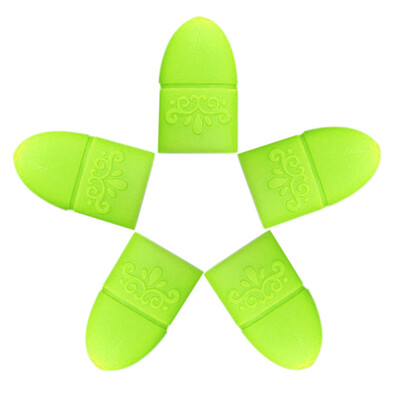 

Toponeto 5pcs UV Gel Polish Remover Wrap Silicone Cap Clip Manicure Cleaning Varnish