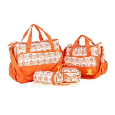 

5Pcs Baby Changing Diaper Nappy Bags Mummy Mother Handbag Multi-functional Bag Set