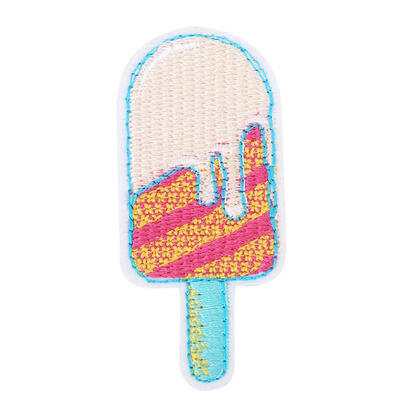 

Greensen Cute Ice Cream Embroidered Patch DIY Decor Cloth Sticker Applique Craft Clothing Accessories