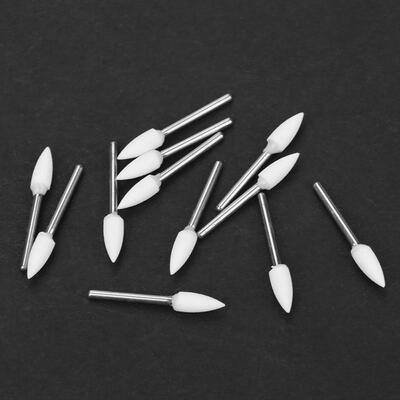 

Greensen 12Pcs FL2 High Speed Sand Dental Grinding Head Set Repairing Polishing Bur