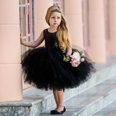 

Sequins Kids Baby Flower Girl Dress Tutu Party Dress Wedding Bridesmaid Dresses