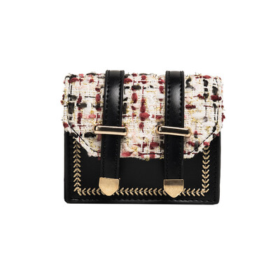 

Summer new texture bag female Korean version of the wild shoulder slung ins fashion scarves saddle