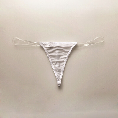 

Womens underwear sexy invisible ladies ice silk T pants bikini thong