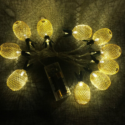 

Iron Golden Pineapple LED String Lights Home Decor Light