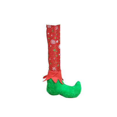 

Christmas Elves Shoes Chair Feet Sock Sleeve Floor Protector Table Legs Cover Xmas Restaurant Home Decoration