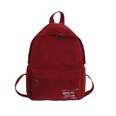 

Old sense girl retro backpack in s school bag female college students shoulder bag Han version of the original high school uzzang