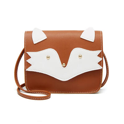 

Women PU Leather Crossbody Bag Cute Cartoon Cat Mini Square Shoulder Bags