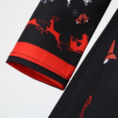 

Cross-border e-commerce large size womens wholesale Europe&the United States Christmas round neck long-sleeved reindeer print