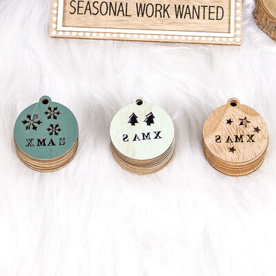 

Christmas Wooden Painted Hollow Christmas Tree DIY Decorations