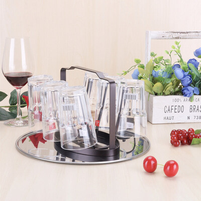 

Mug 6-Cup Holder Coffee Tea Cup Rack Storage Stand Draining Kitchen Organizer