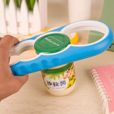 

Siaonvr Jar Bottle Cover Gourd-shape 4 in 1 Key Multifunction Can Opener Kitchen Tool BU