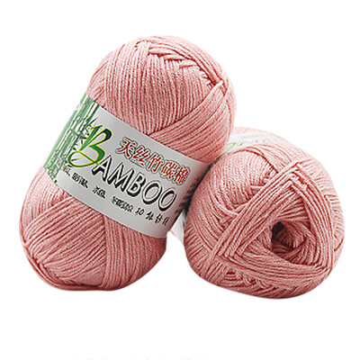

Gobestart New 100 Bamboo Cotton Warm Soft Natural Knitting Crochet Knitwear Wool Yarn 50g