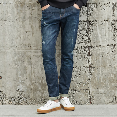 

BEI NA CHUAN denim trousers stretch self-cultivation youth mens pants 9978