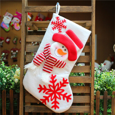 

Tailored Christmas Santa Socks Candy Gift Bag Ornament Party Xmas Tree Hanging Decoration