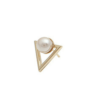 

Retro Earrings Personalized Triangle Imitation Pearl Earrings For Women Jewelry Geometric Earrings
