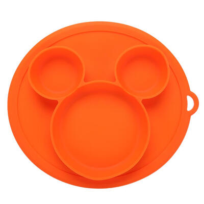 

Children Safe Silicone Bowl Cute Tableware Babies Feeding Dining Dishes