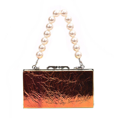 

Tailored Women Retro Pearl Leather Colorful Crossbody Beach Bag Waterproof Messenger Bag