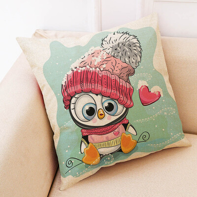 

Tailored Christmas Home Decor Cushion Cover Graffi Style Throw Pillowcase Pillow Covers