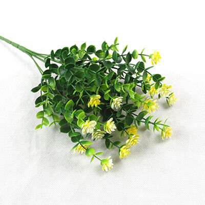 

FUNNYBUNNY Artificial Flowers Fake Outdoor UV Resistant Plants Shrubs Indoor Outside Hanging Planter Kitchen Office WeddingDecor