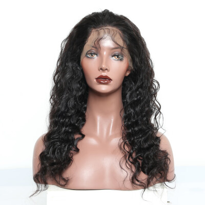 

13x6 Lace Front Human Hair Wigs For Women Black Full 250 Density European Glueless Lace Frontal Wig Loose Wave Virgin