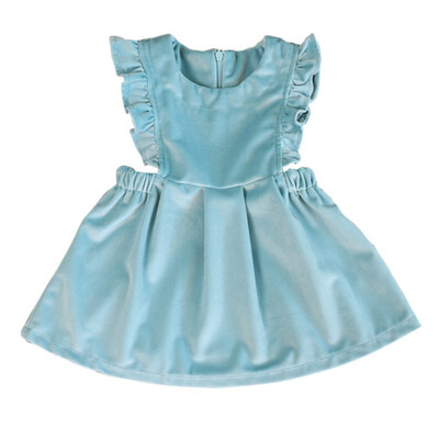 

0-3Y Baby Girl Fashion Autumn Lolita Dress Sleeveless O-Neck Mid-Calf Loose A-Line Child Dresses Baby Girl Vestidoes