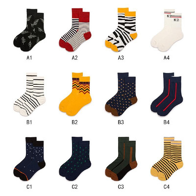

Unisex Fashion Cotton Socks Cartoon Painting Hip Hop Sock Breathable Street Crew Stockings Funny Skateboard Long Socks