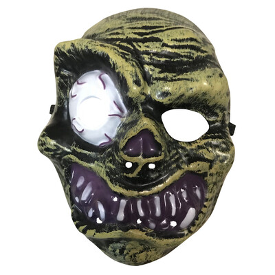 

YIWULATerror Mask Skull Style Mask Melting Face Adult Costume Halloween Scary