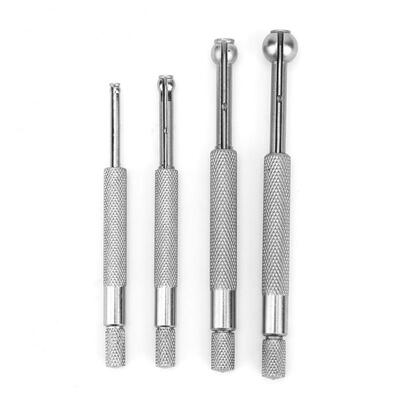 

Greensen 4Pcs Adjustable Ball Type Manganese Steel Inner Diameter Telescopic Hole Bore Gauge 3-13mm