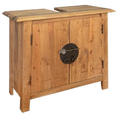 

Bathroom Vanity Cabinet Solid Recycled Pinewood 276"x126"x248
