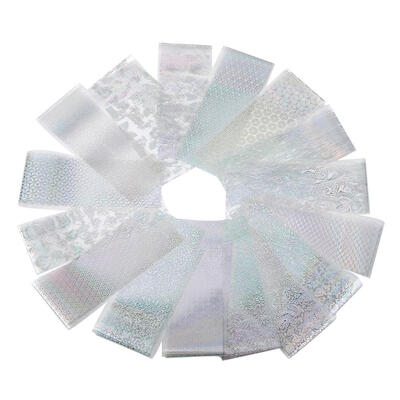 

16pcsset Laser Silver Starry Sky Paper DIY Water Transfer Printing Paster