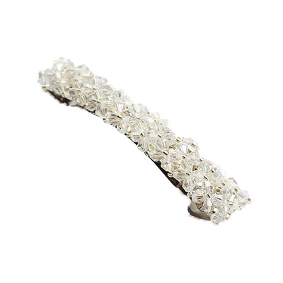 

1PCWomen Girls Bling Headwear Crystal Rhinestone 6 Color Elastic Hair Clip Barrette Hairpin Hair Accessories